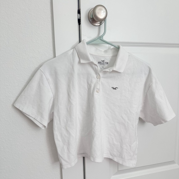 Hollister Crop polo shirt size S - Picture 1 of 2